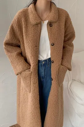 Lamb Fox Fur Long Coat Gabriela