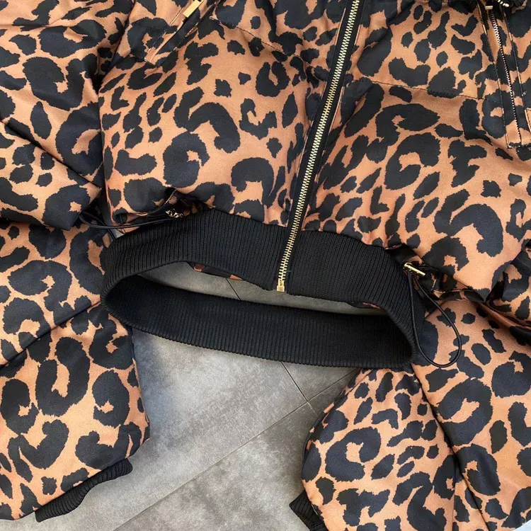 Leopard Puffy Coat