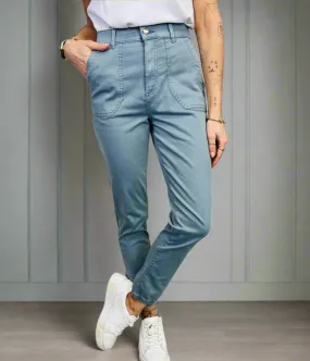 Light Blue Slim Fit Joggers