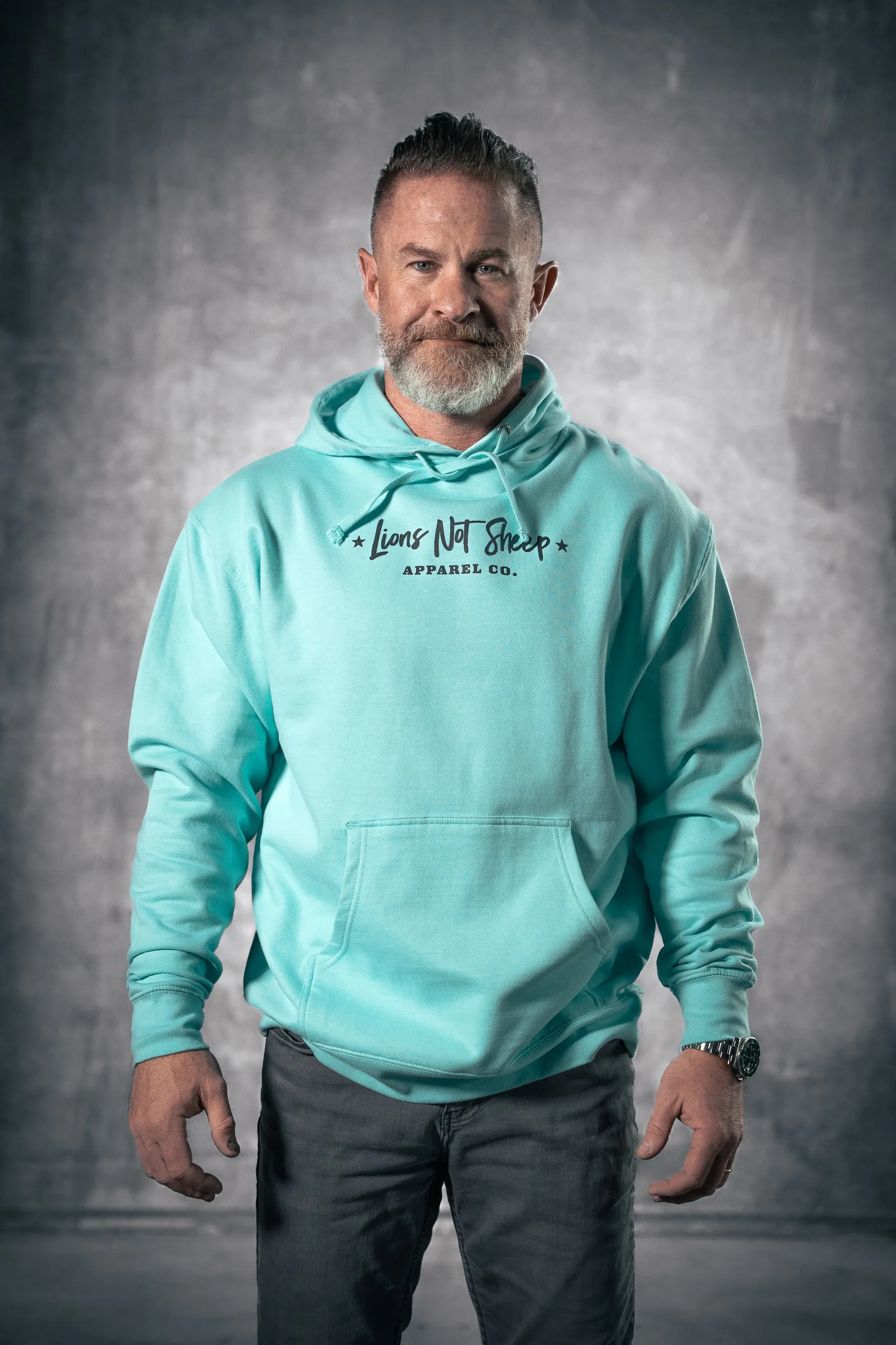 Lions Not Sheep "Apparel Co." Unisex Pullover Hoodie - Mint Edition