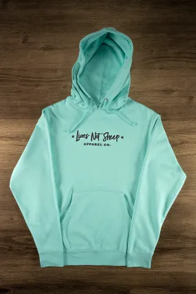 Lions Not Sheep "Apparel Co." Unisex Pullover Hoodie - Mint Edition