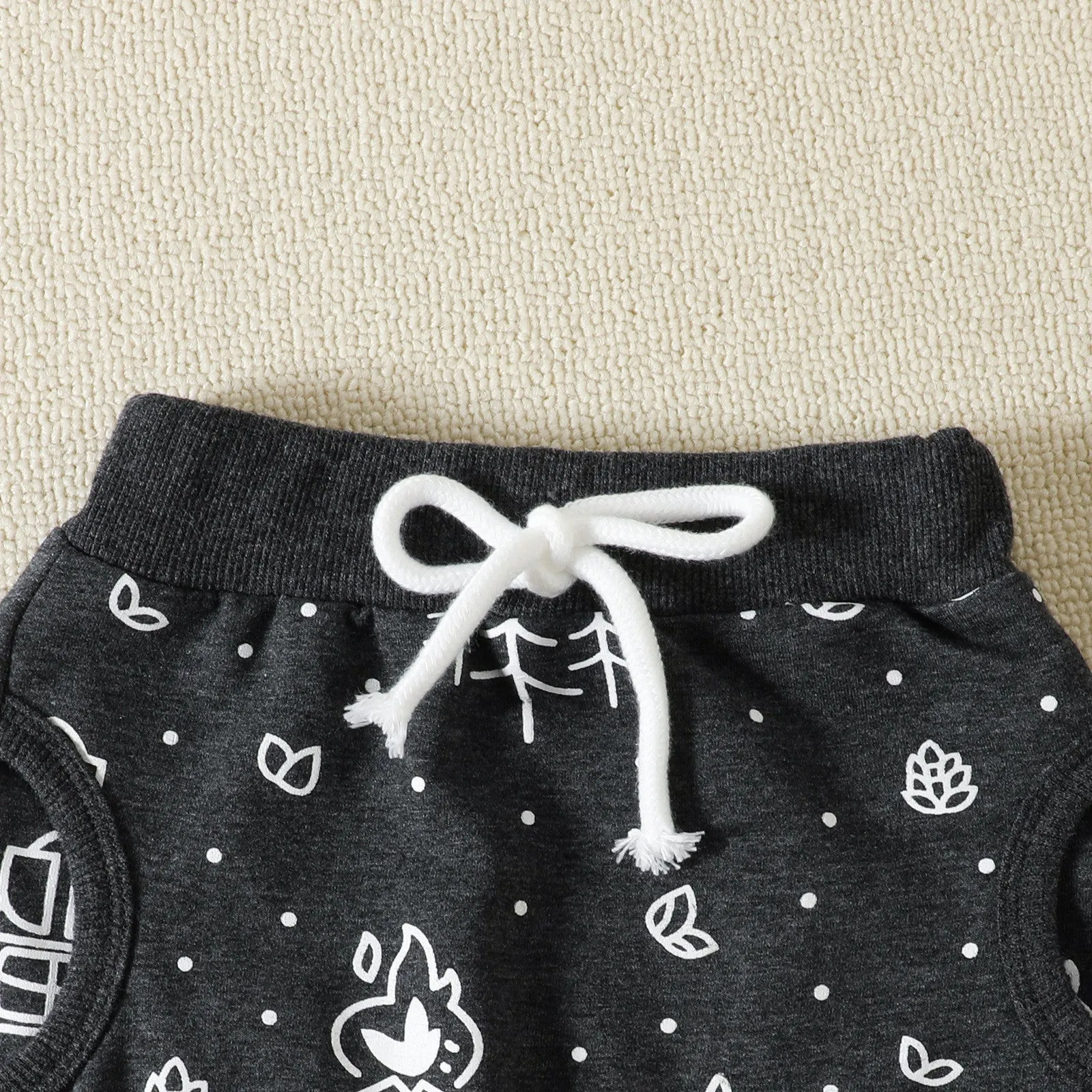 Long-Sleeve Graphic Top and Pants Set