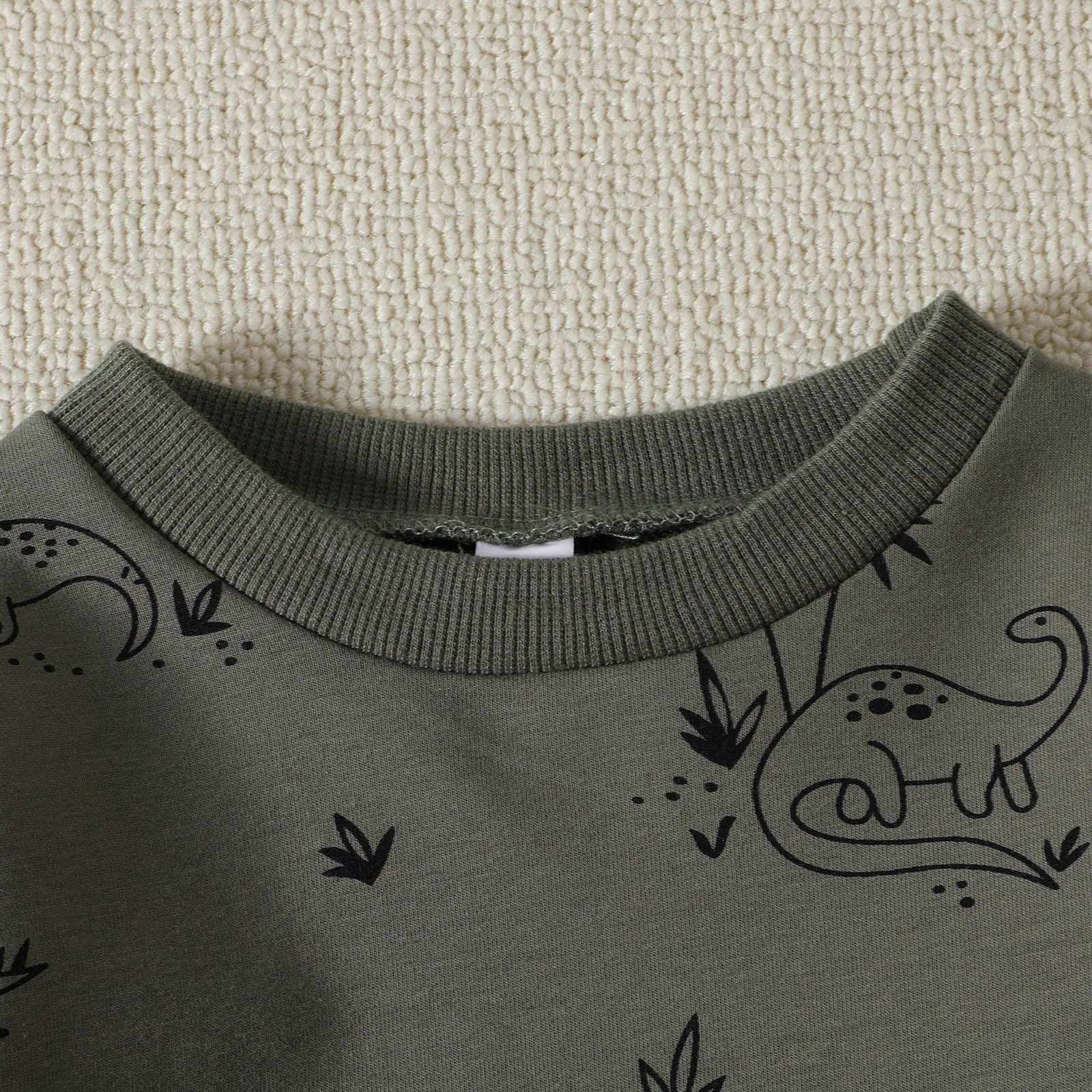 Long-Sleeve Graphic Top and Pants Set