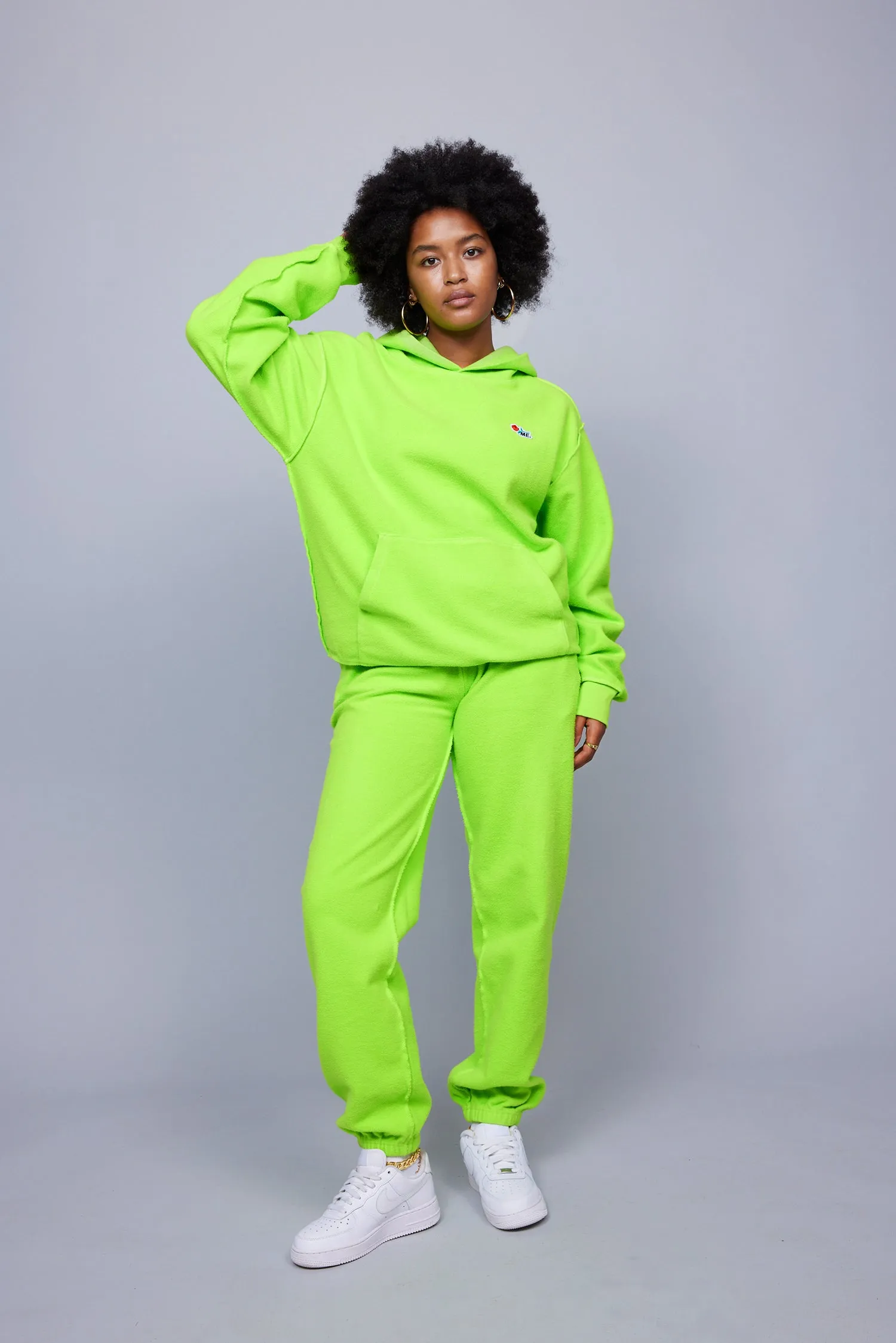 ME. Reverse Brushed Sweatpant - Acid Lime