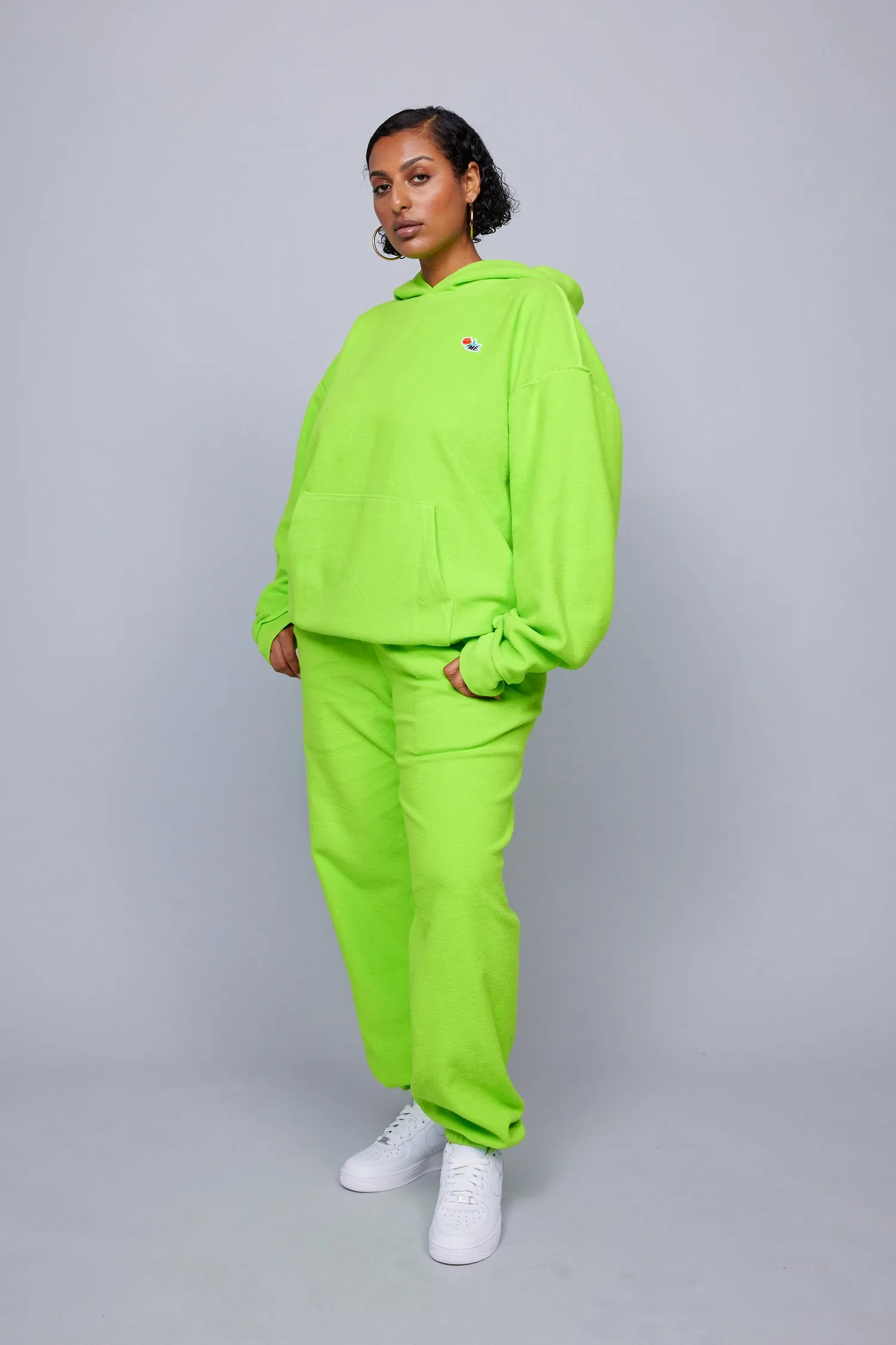 ME. Reverse Brushed Sweatpant - Acid Lime