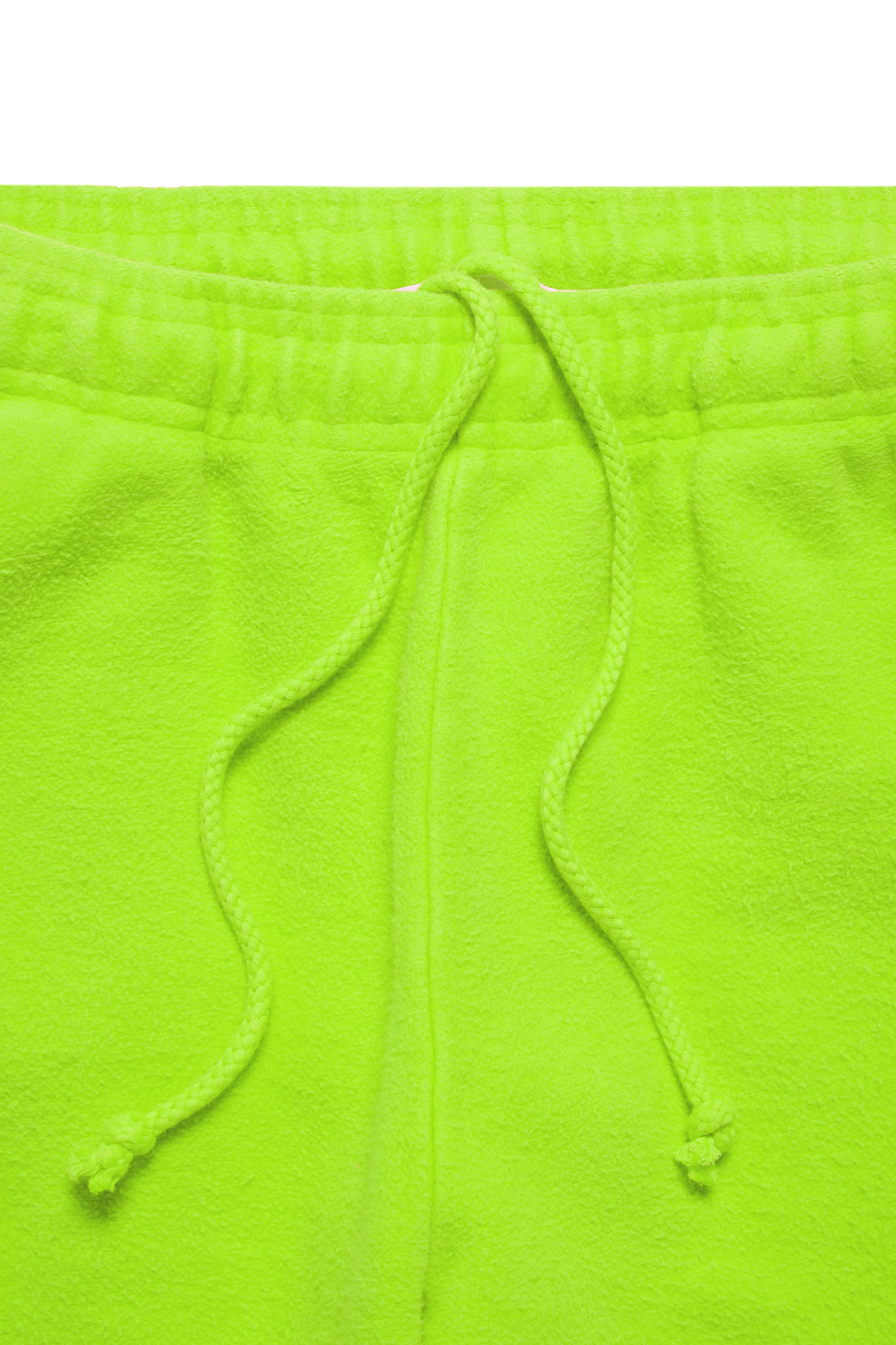 ME. Reverse Brushed Sweatpant - Acid Lime