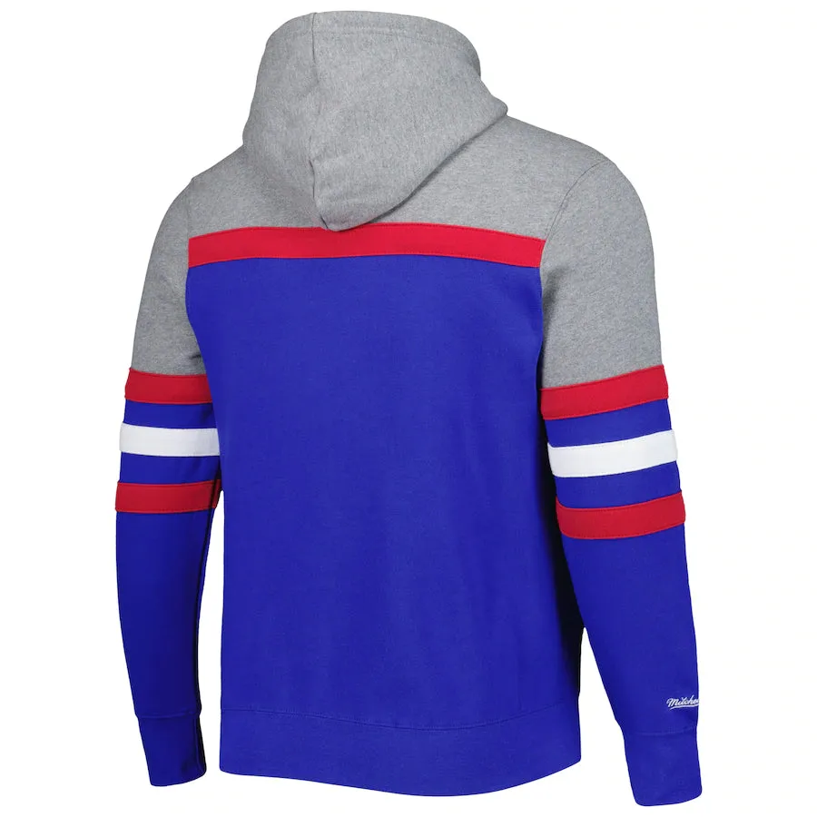 Mitchell and Ness Los Angeles Dodgers Head Coach Pullover Hoodie