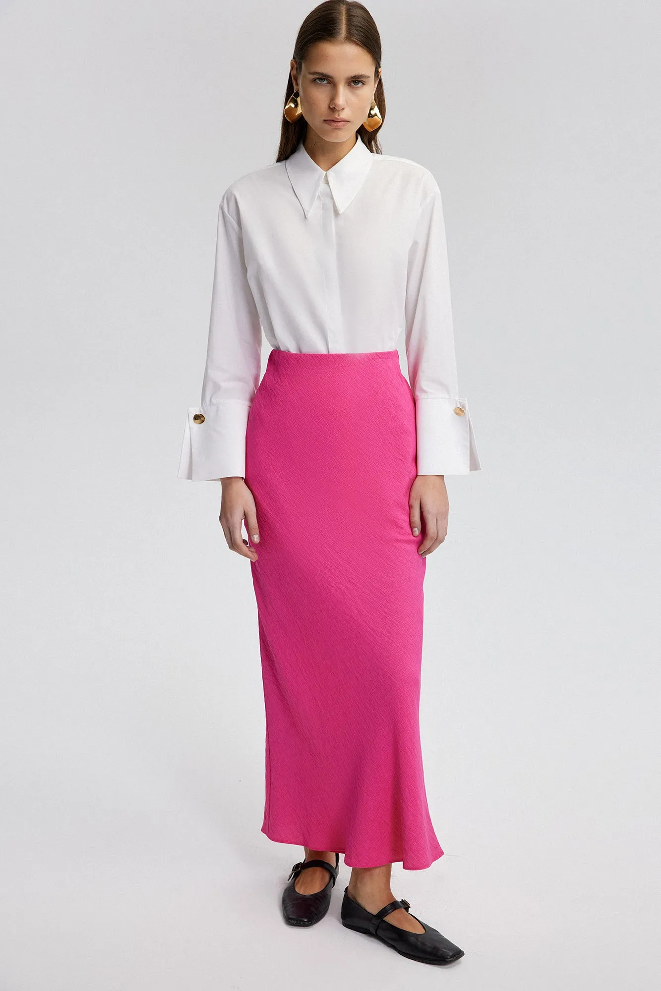 NATUREL TEXTURED SKIRT