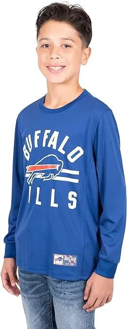 NFL Official Youth Super Soft Supreme Long Sleeve T-Shirt|Buffalo Bills