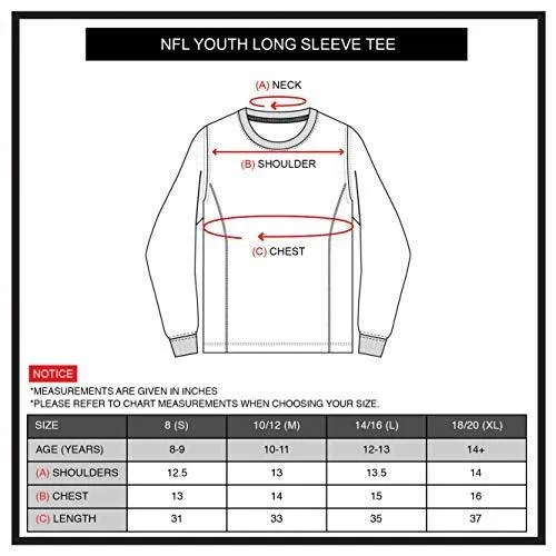 NFL Official Youth Super Soft Supreme Long Sleeve T-Shirt|Buffalo Bills