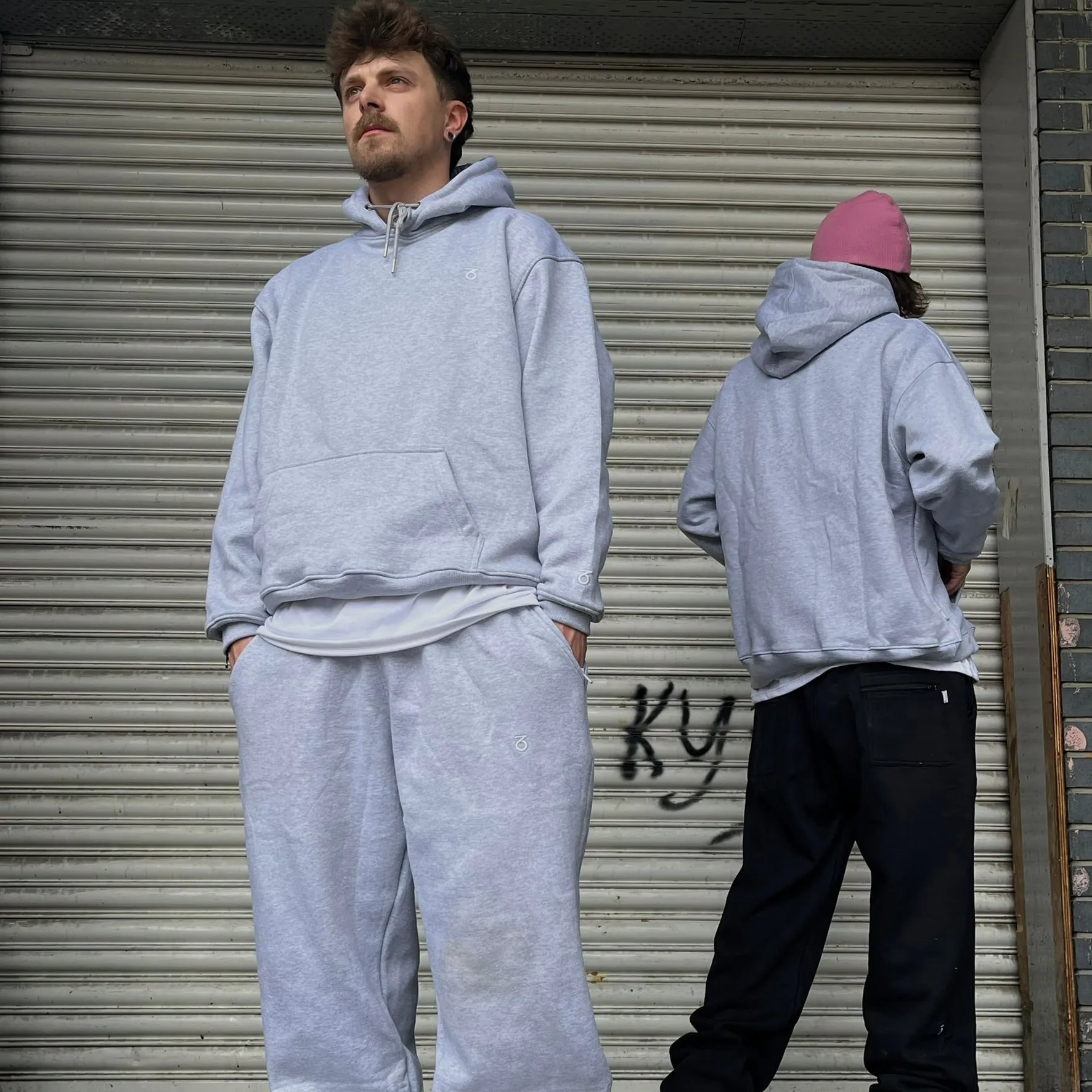 OG Baggy Fit Classic Logo Sweatpants (Black)