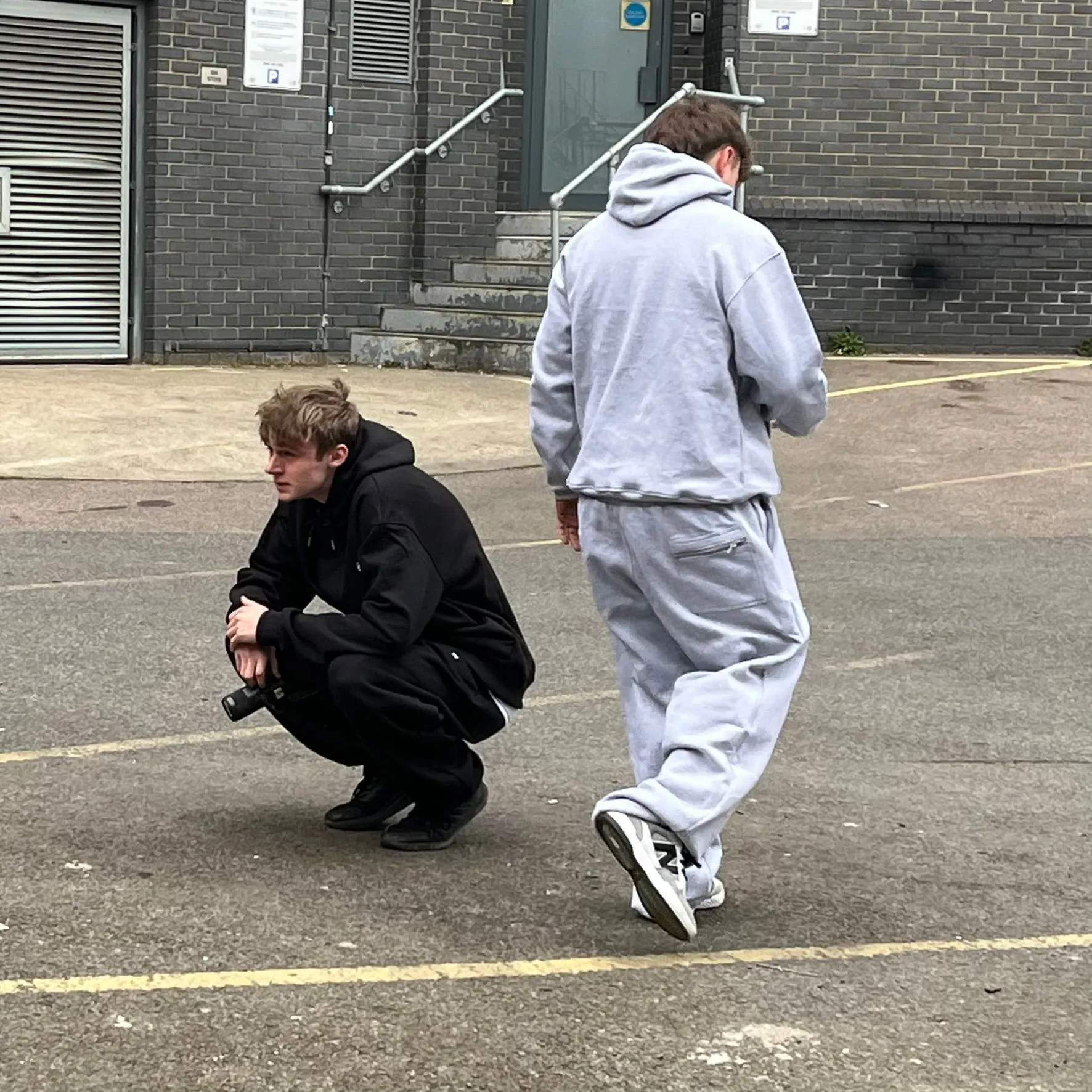 OG Baggy Fit Classic Logo Sweatpants (Black)