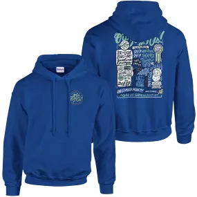Our Pumps For Us! Deluxe Blue Hoodie