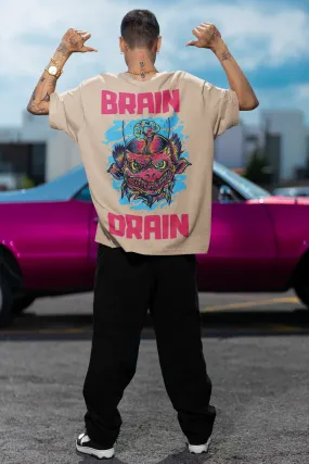 Oversized T- Shirt Men - Brain Drain