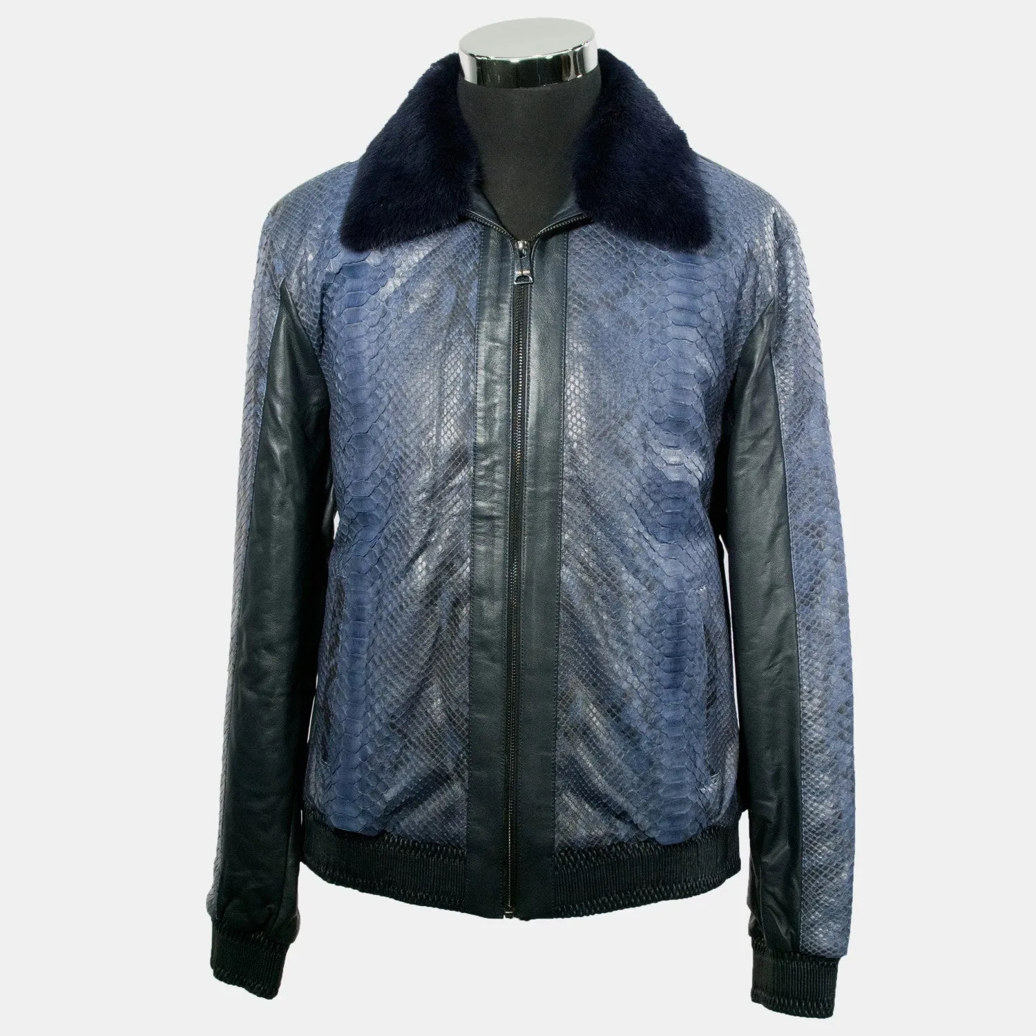Python/Leather Jacket