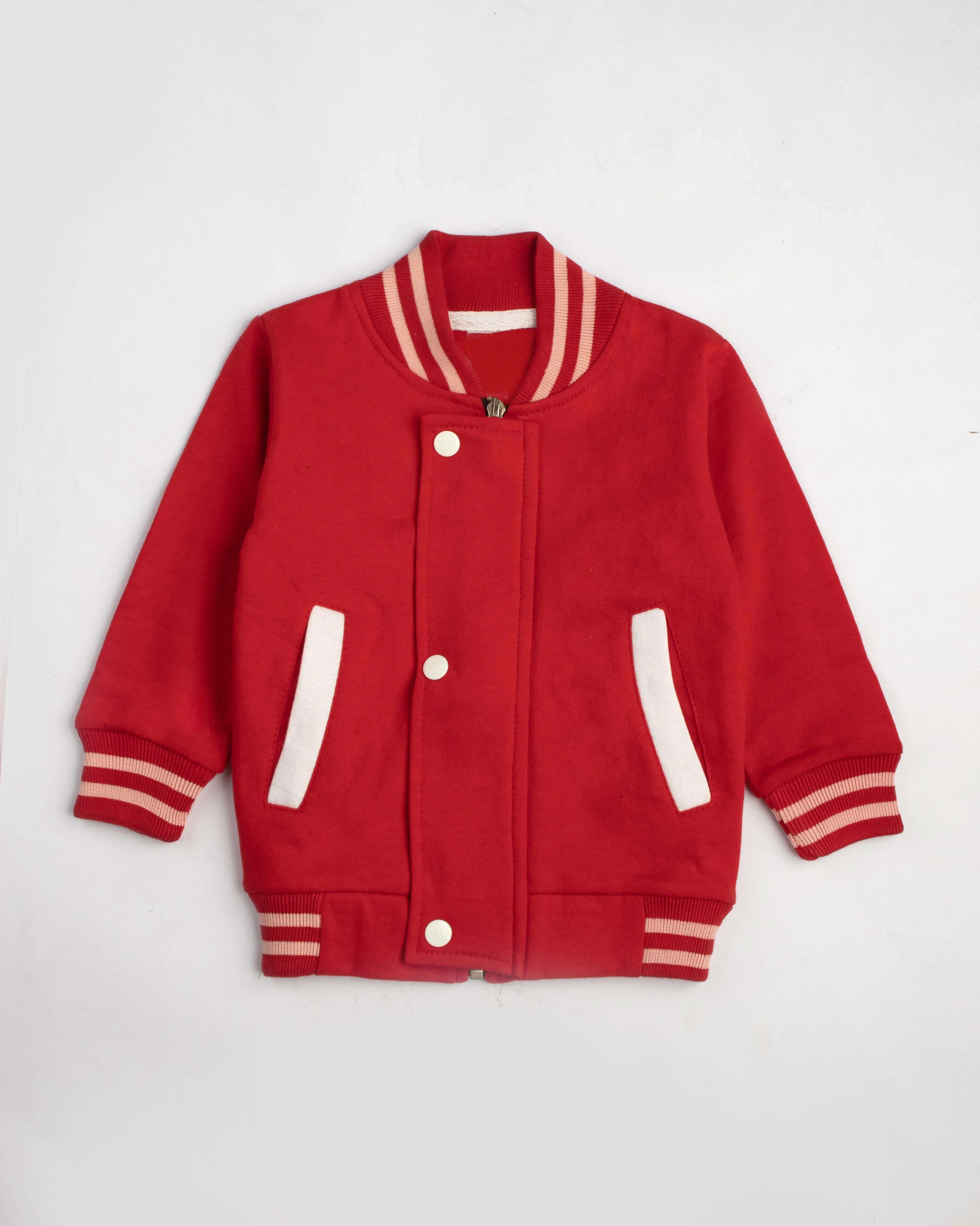 RED & WHITE STRIPED SWEATSUIT