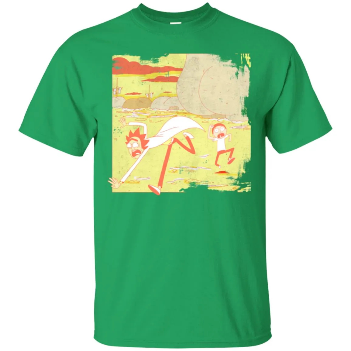 Rick And Morty Escape From Buttworld Men T-Shirt
