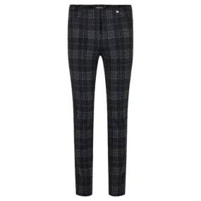 Robell Rose 09 Trousers Grey Check