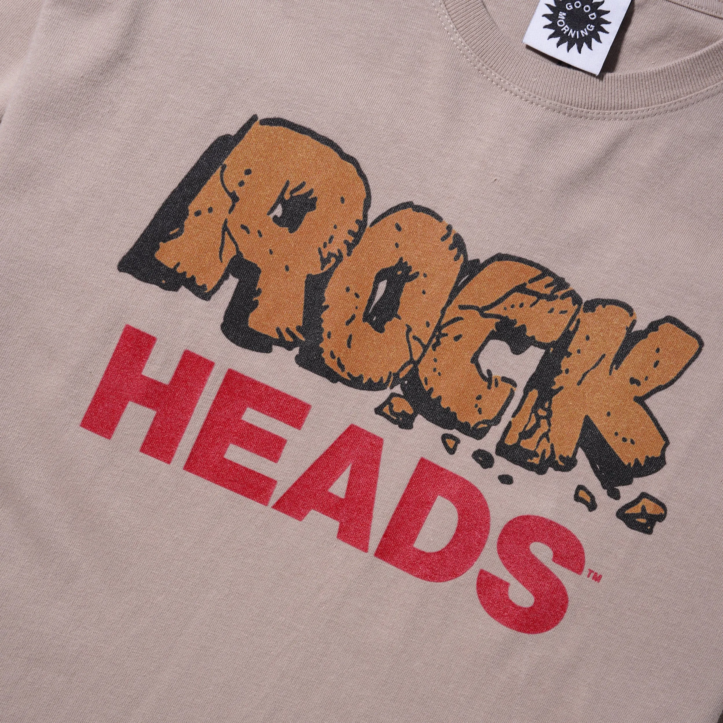 Rock Heads L/S Tee, Sand