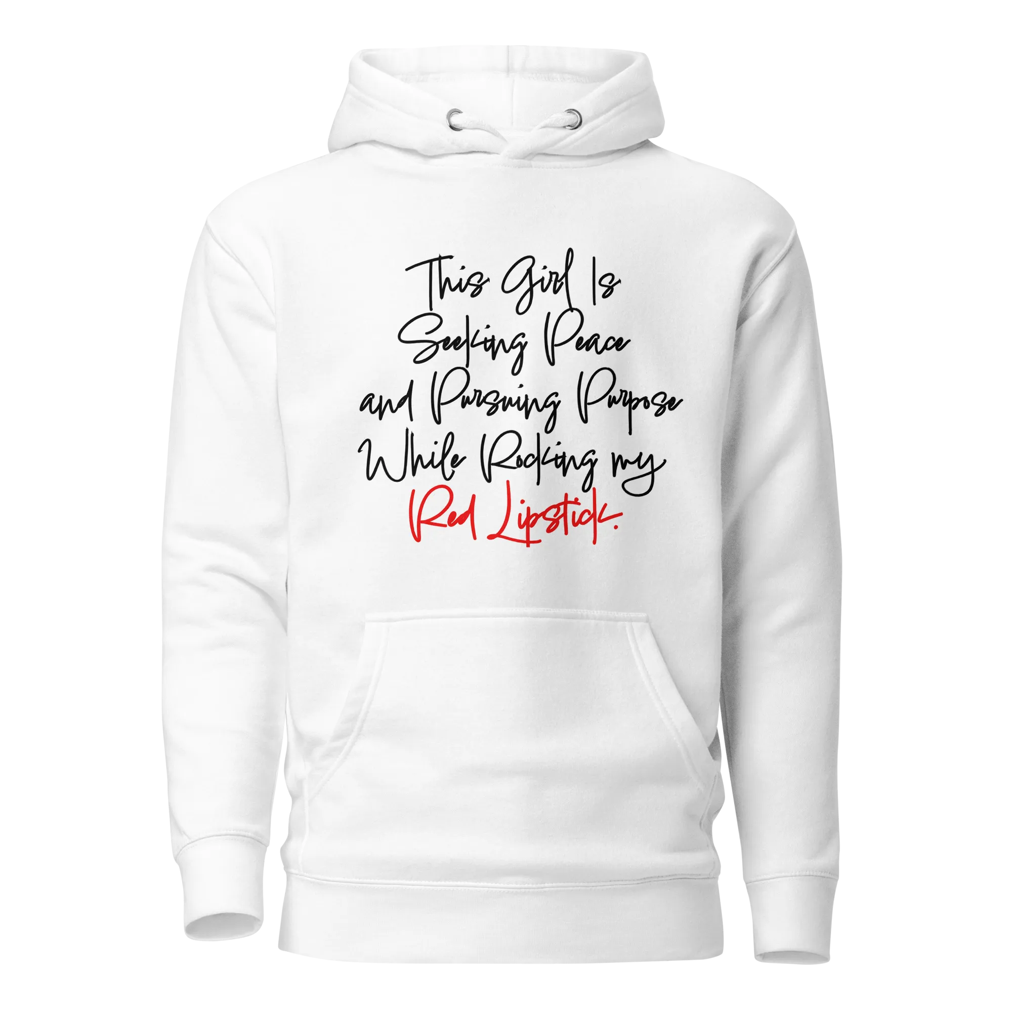 Rock Red Lipstick Hoodie