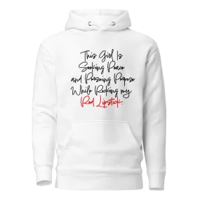 Rock Red Lipstick Hoodie