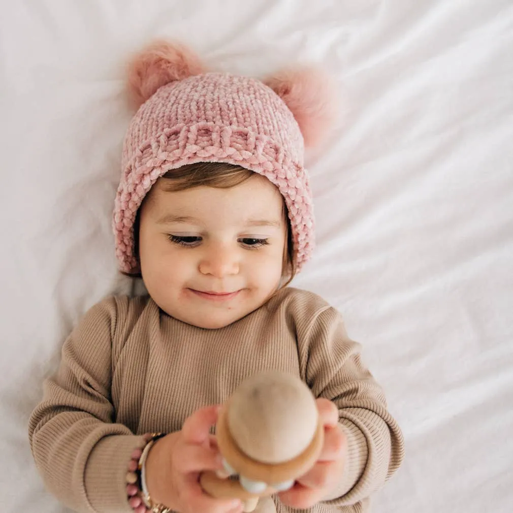 Rosy Chenille Beanie Hat Baby & Kids