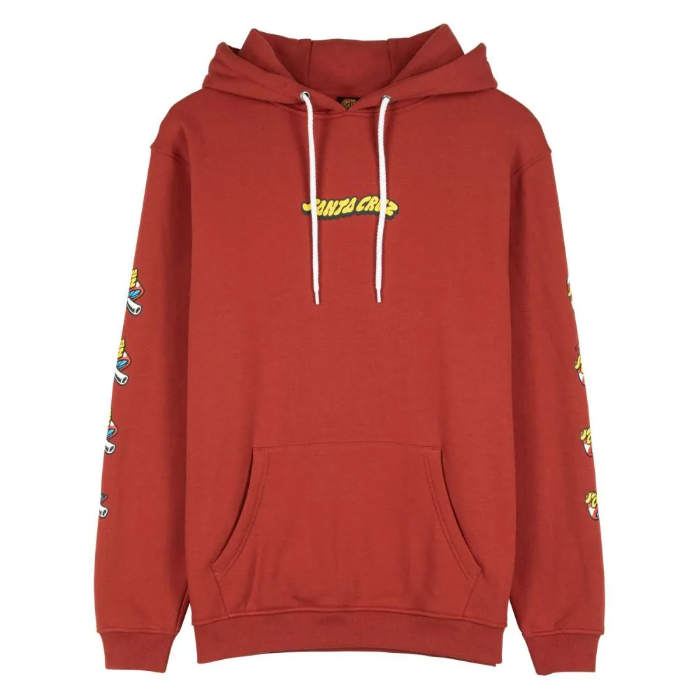 Santa Cruz Winkowski 8Ballr Comic Strip Hoodie - Dark Rust