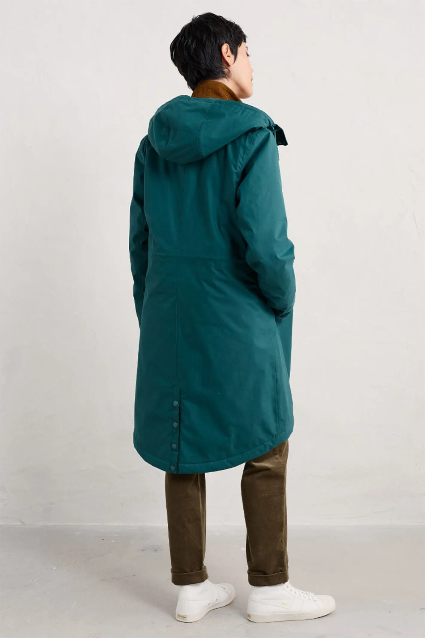 Seasalt Plant Hunter 2 Gust Blue Waterproof Parka Coat
