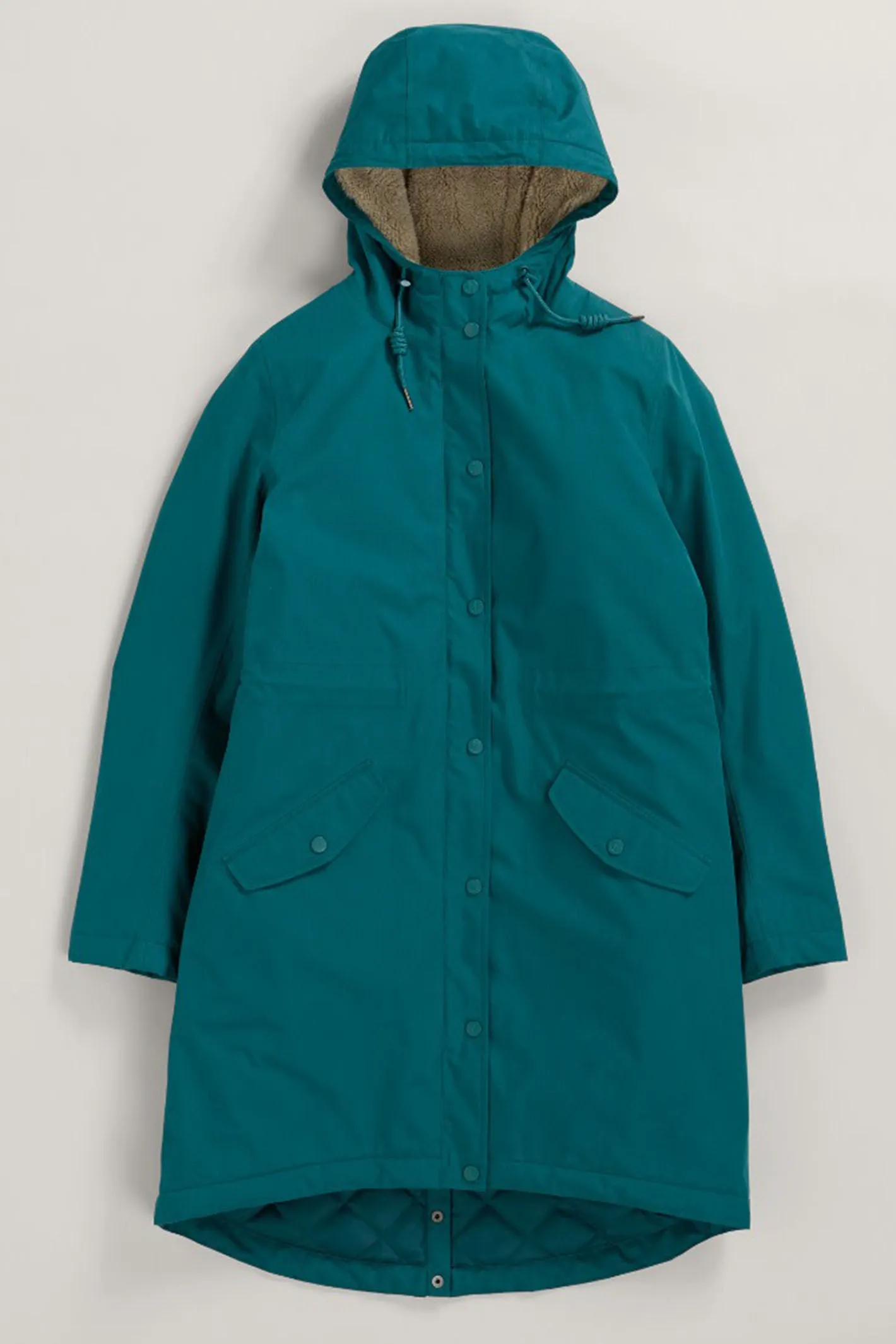 Seasalt Plant Hunter 2 Gust Blue Waterproof Parka Coat