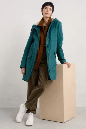 Seasalt Plant Hunter 2 Gust Blue Waterproof Parka Coat