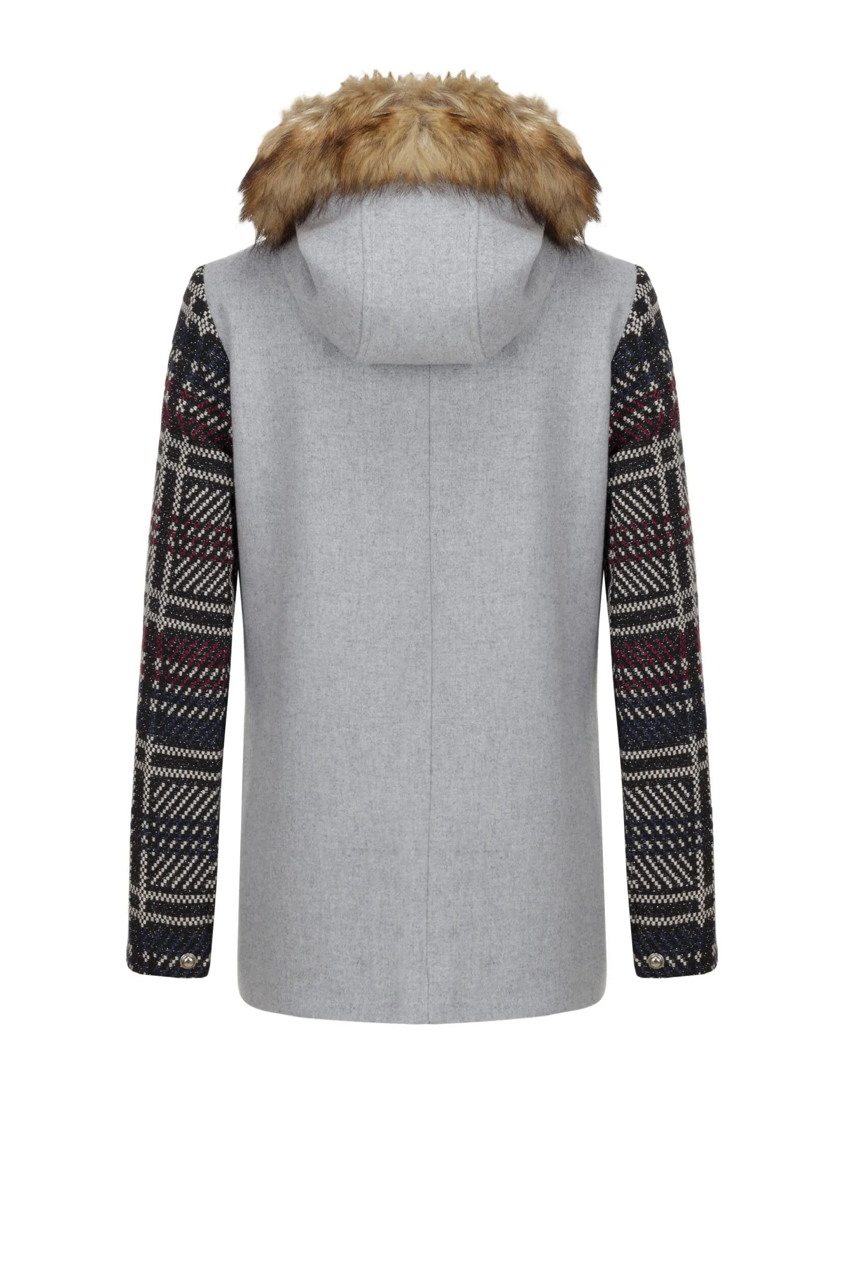 Selena Grey Coat Desigual Style 17WWEWA0P