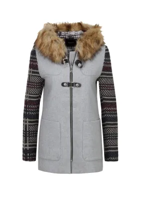 Selena Grey Coat Desigual Style 17WWEWA0P