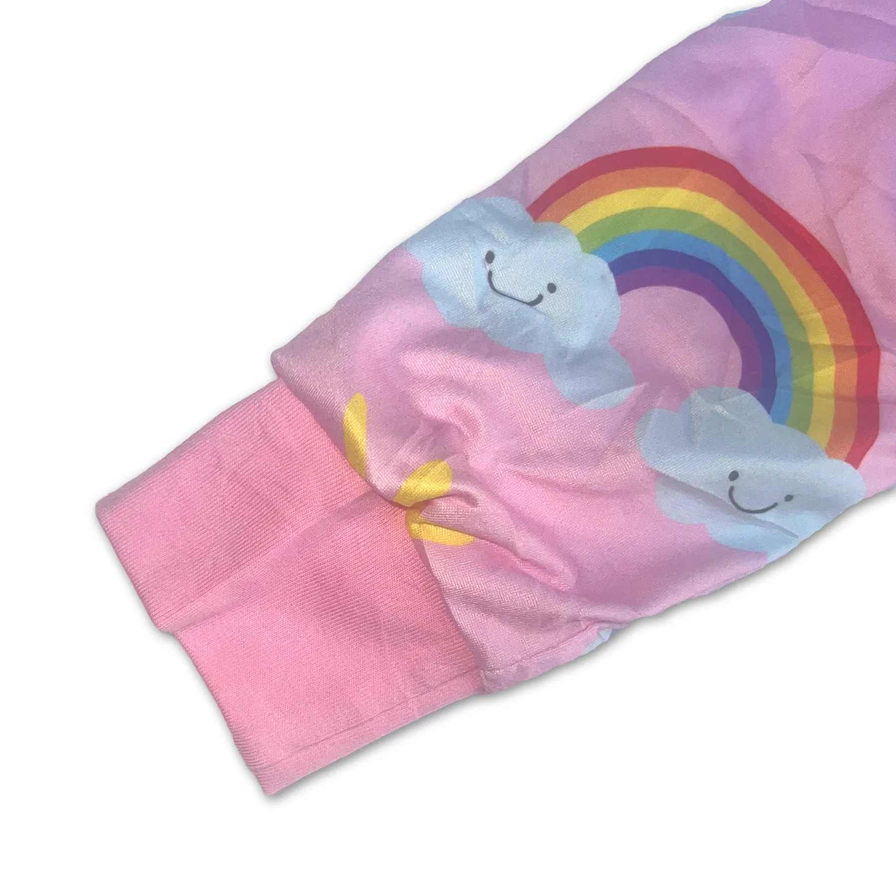 Sol Baby Sun Rainbow Pink Bomber Jacket