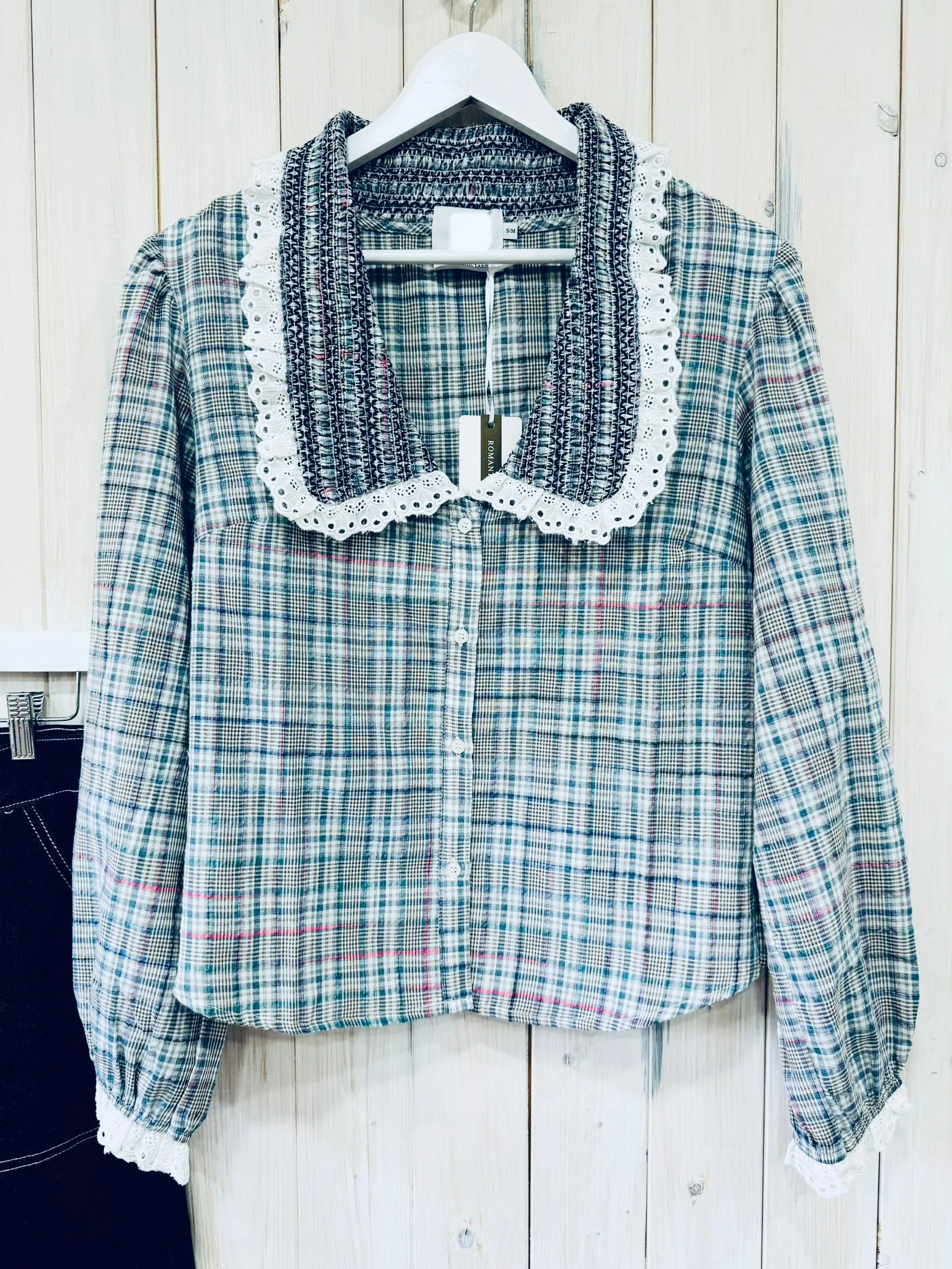 Soren Collar Blouse - 2 Colours - New Brand