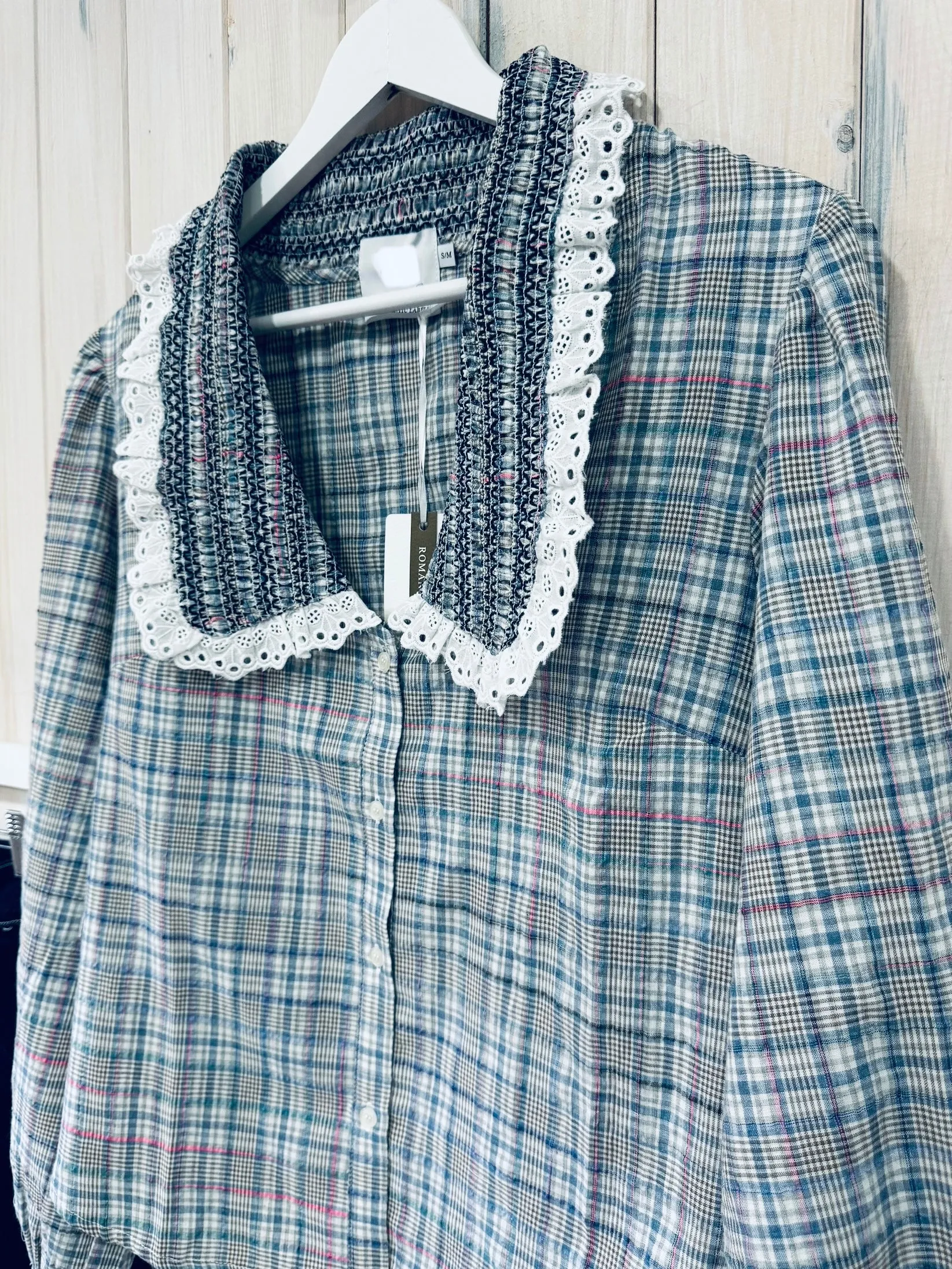Soren Collar Blouse - 2 Colours - New Brand