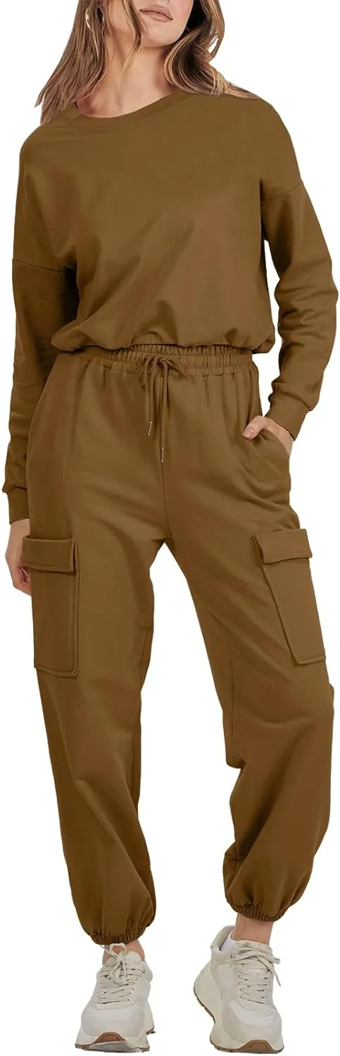 Sporty Long Sleeve & Cargo Sweat Sets