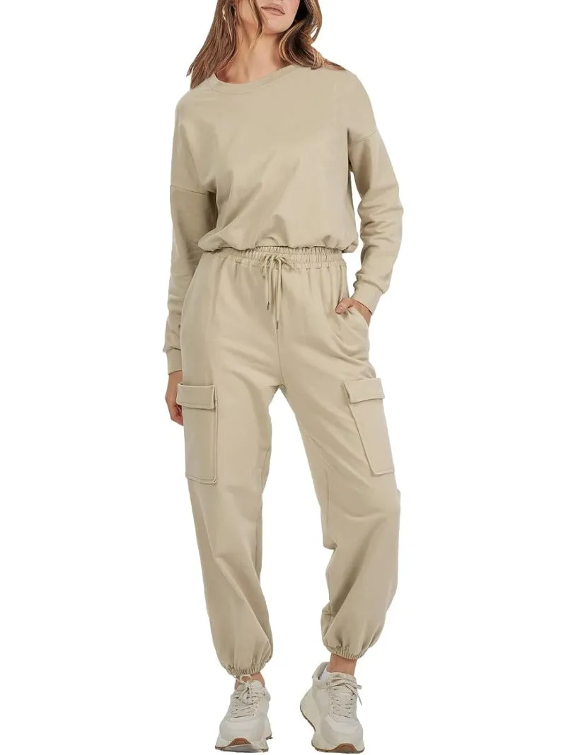 Sporty Long Sleeve & Cargo Sweat Sets