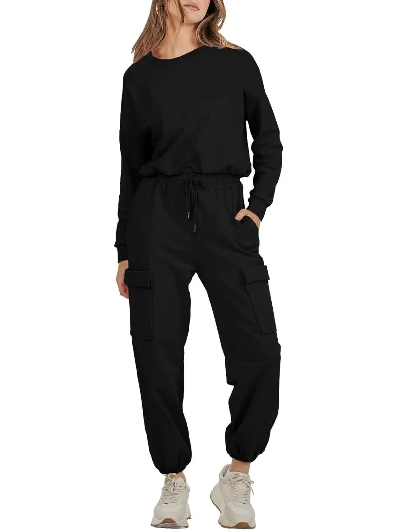 Sporty Long Sleeve & Cargo Sweat Sets