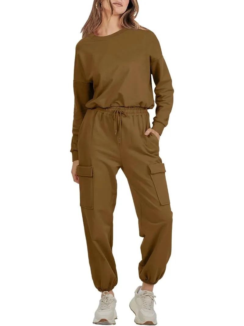 Sporty Long Sleeve & Cargo Sweat Sets