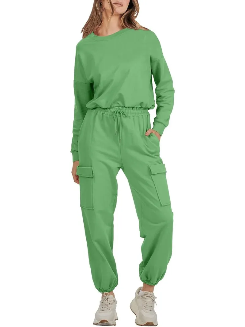 Sporty Long Sleeve & Cargo Sweat Sets