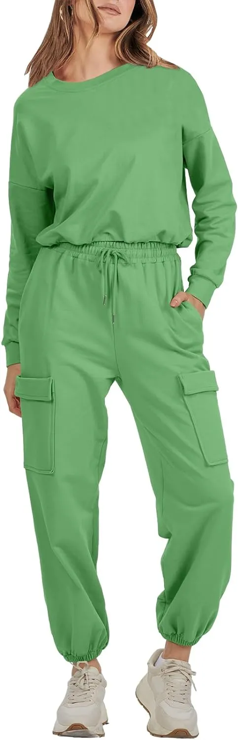 Sporty Long Sleeve & Cargo Sweat Sets