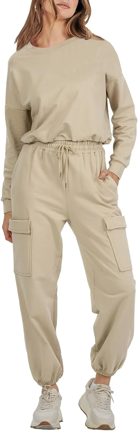 Sporty Long Sleeve & Cargo Sweat Sets