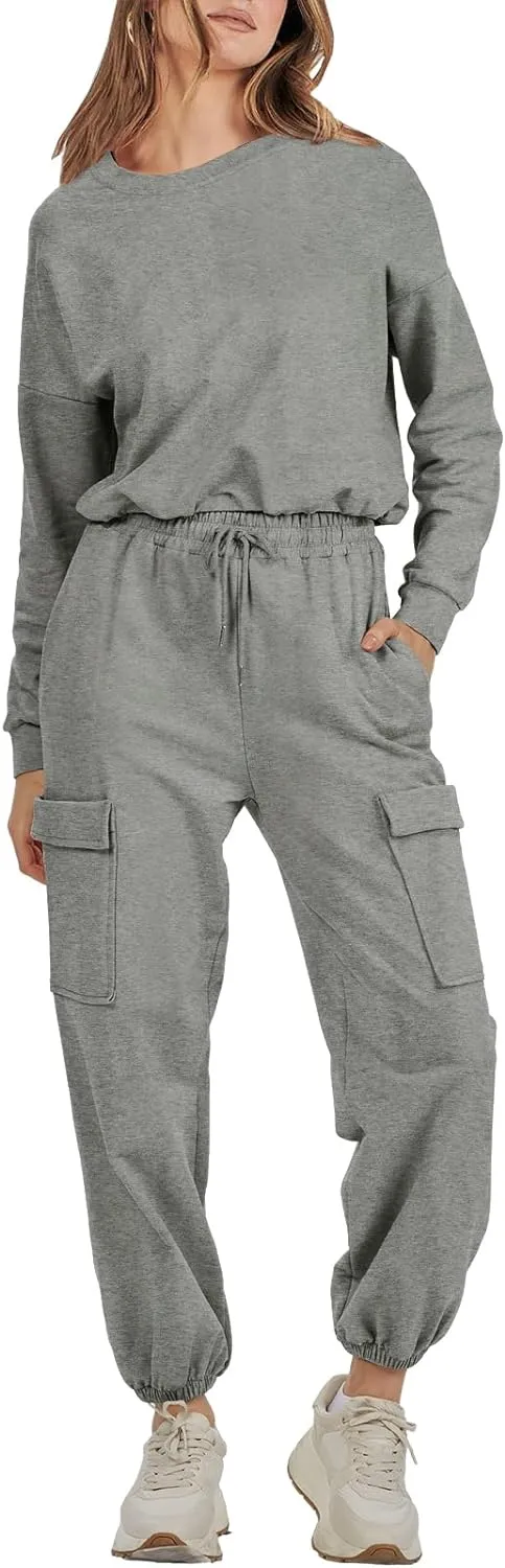Sporty Long Sleeve & Cargo Sweat Sets