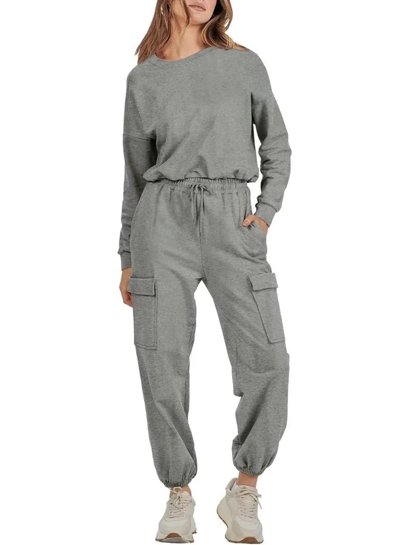Sporty Long Sleeve & Cargo Sweat Sets