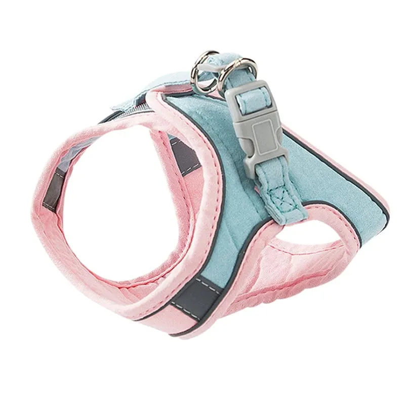 Suede Breathable Cat Harnesses
