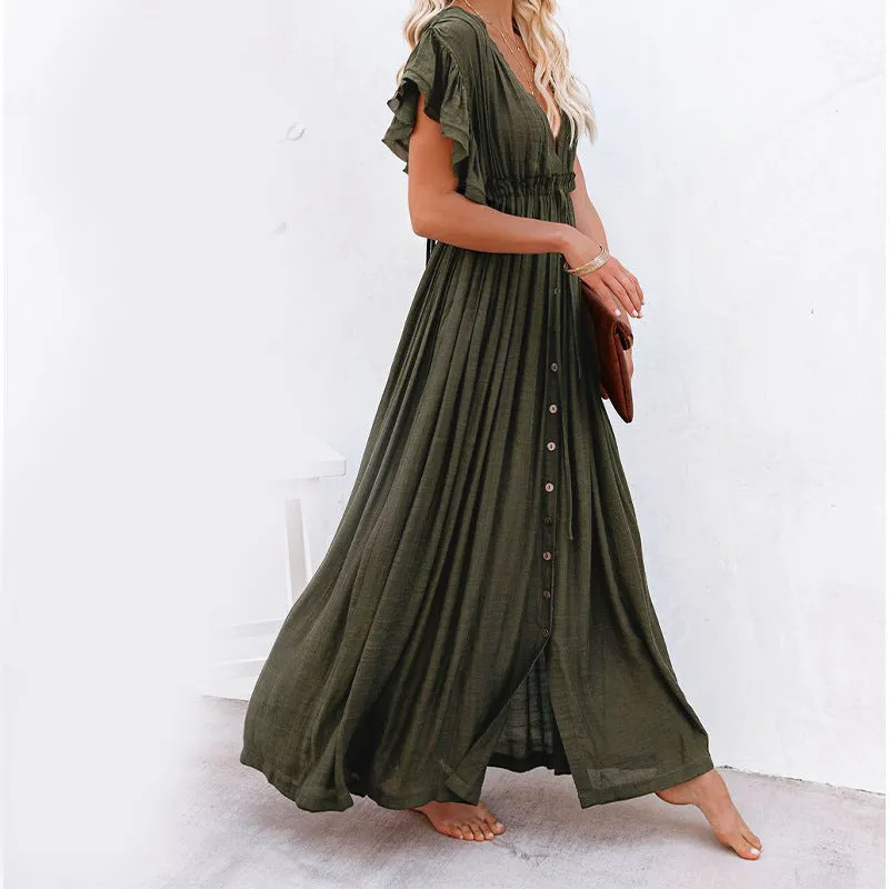 Sun Protection Beach Long Skirt