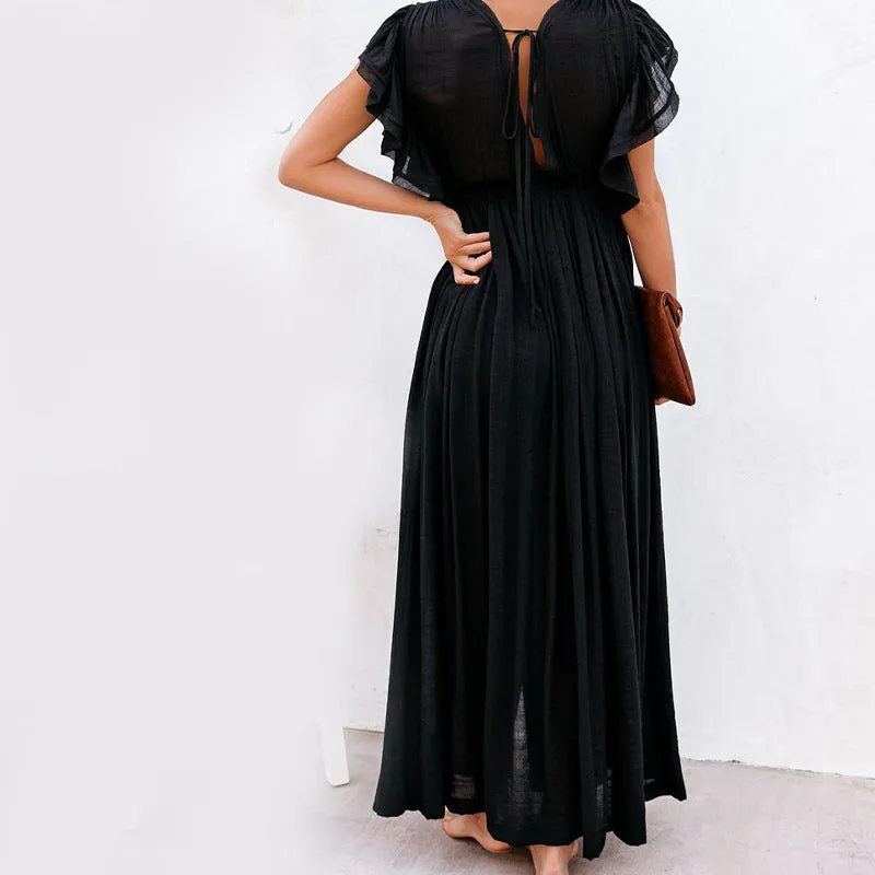 Sun Protection Beach Long Skirt