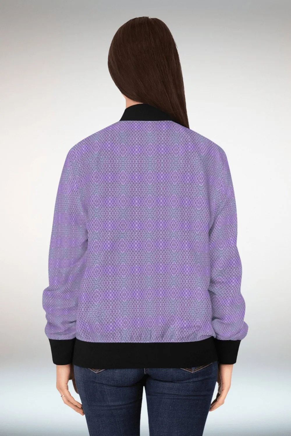 TGC Boutique X Reaction Purple Bomber Jacket
