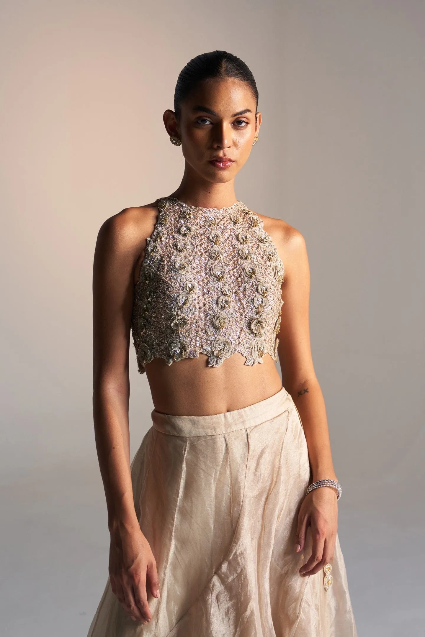 Tissue Top and Skirt Set