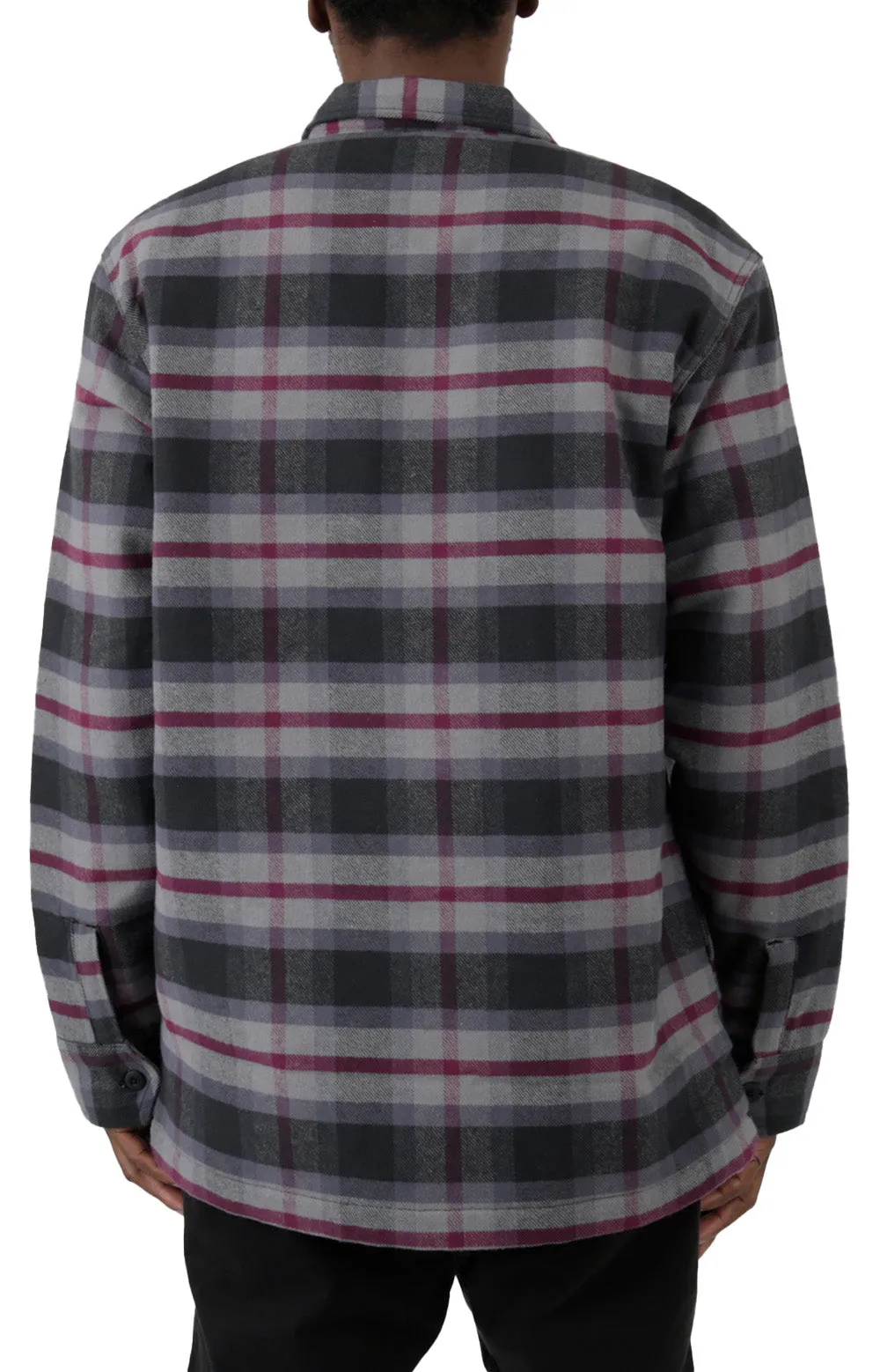 (TJR03APW) Moulton Jacket - Black/Wine/Grey Plaud